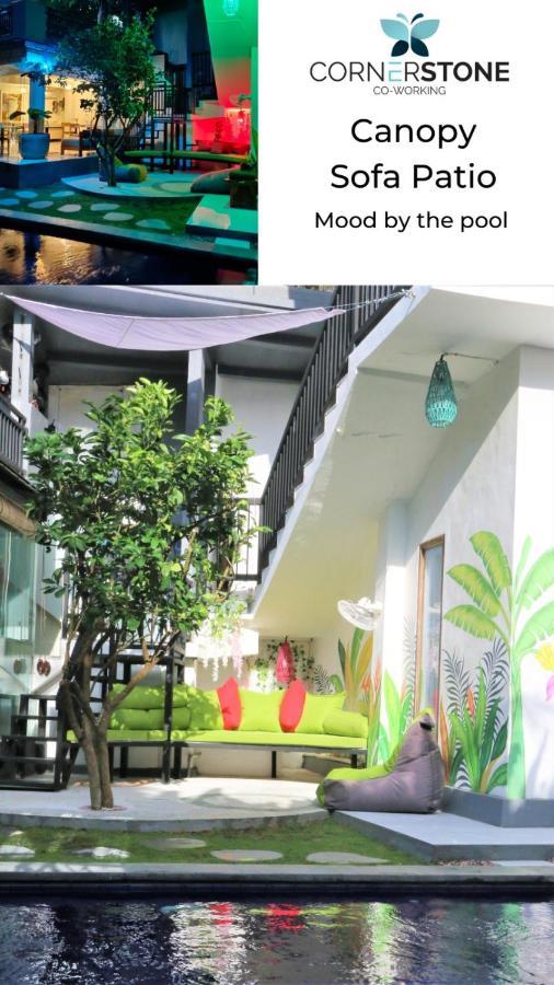 Albergue Cornerstone Bali Coworking Canggu Exterior foto