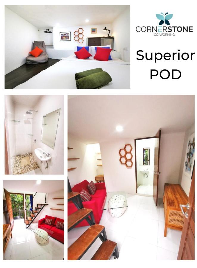 Albergue Cornerstone Bali Coworking Canggu Exterior foto