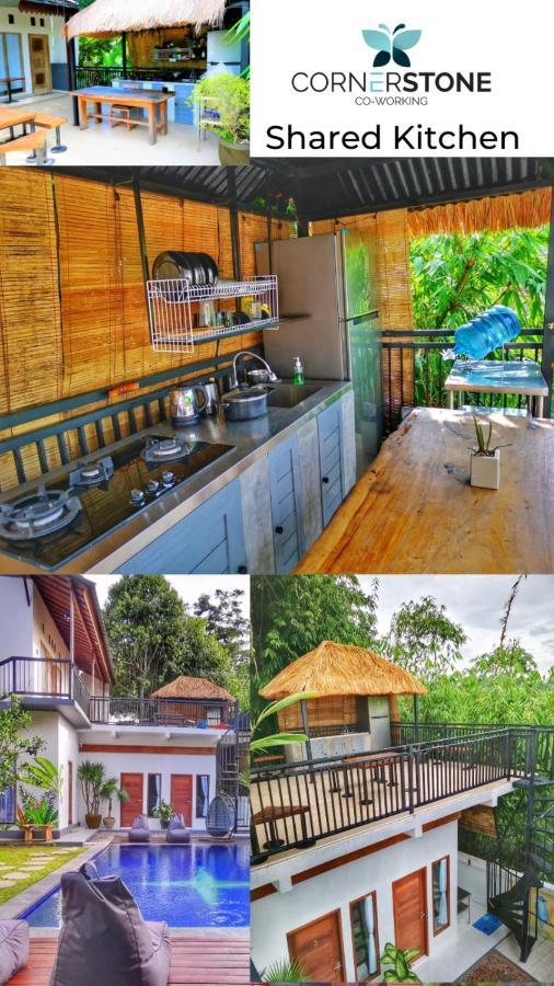 Albergue Cornerstone Bali Coworking Canggu Exterior foto
